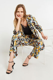 Veste fluide imprimée femme