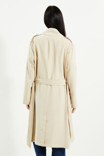 Trench fluide femme