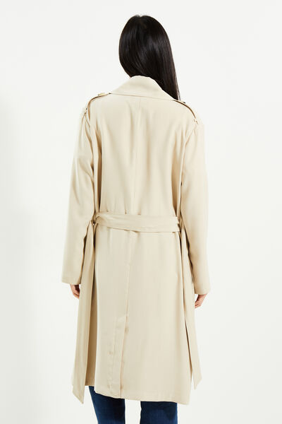 Trench fluide femme
