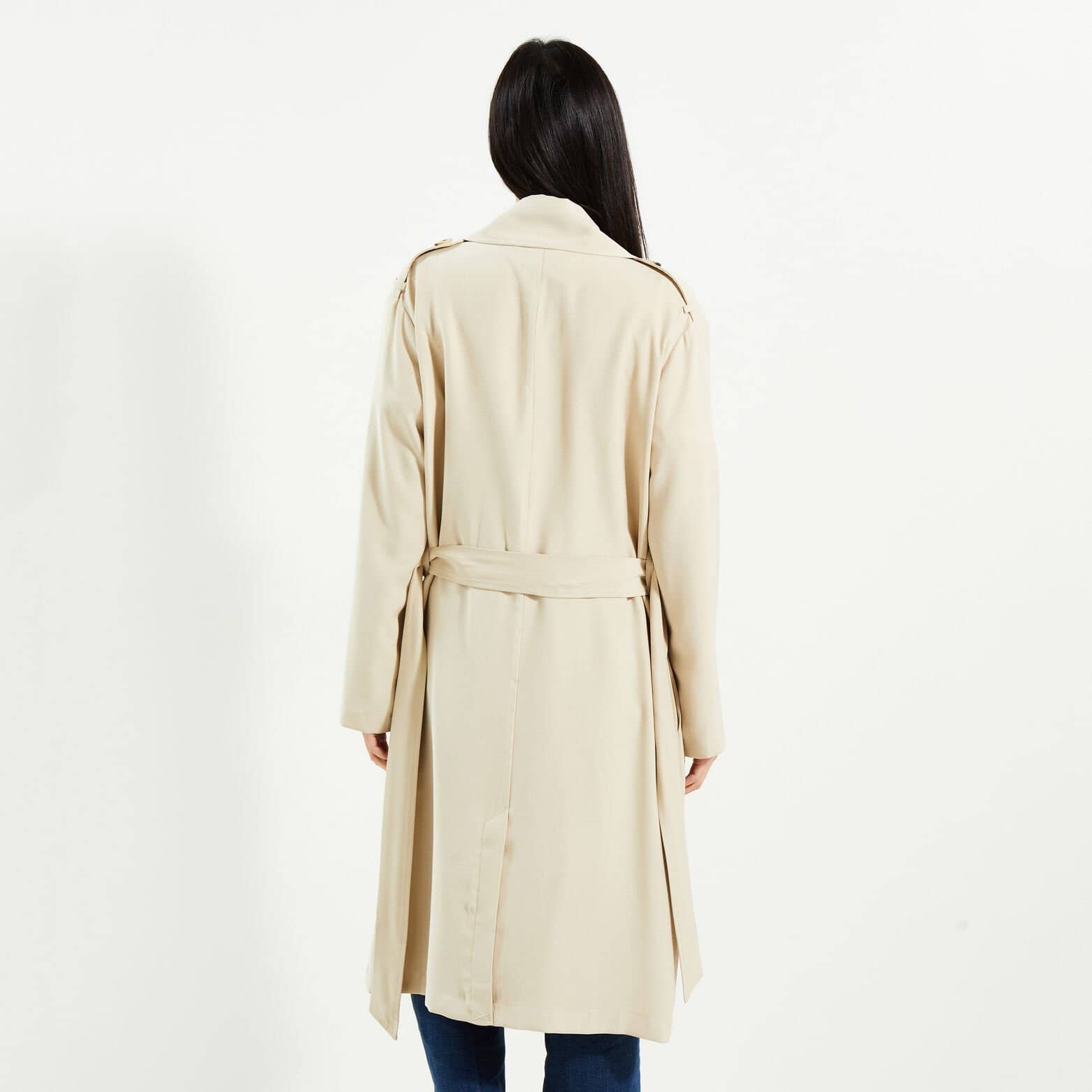 Trench fluide femme