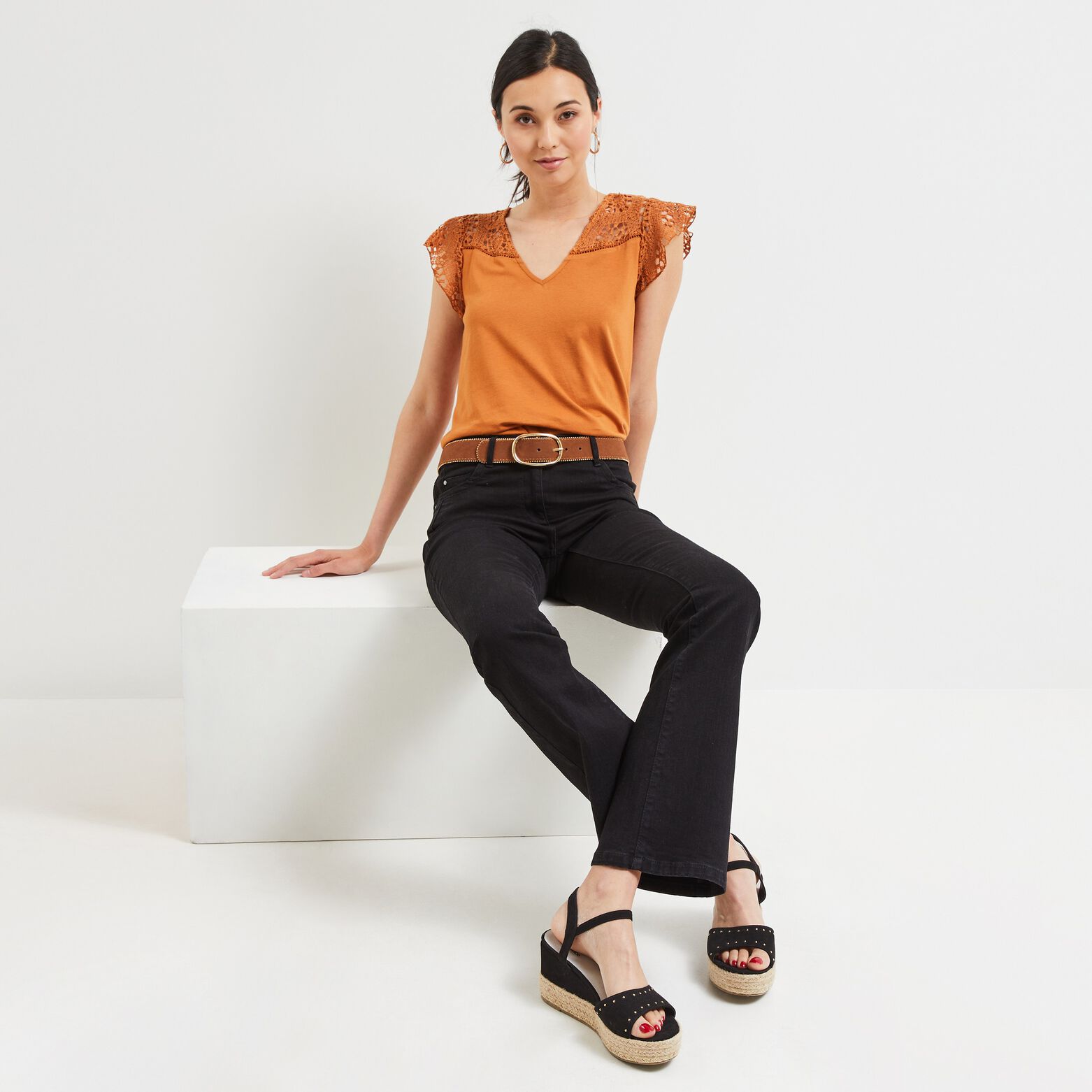 Tshirt uni femme