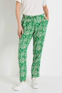 Pantalon fluide imprimé femme