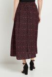 Jupe mi-longue fendue femme