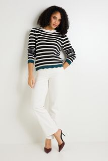 Pull col rond femme