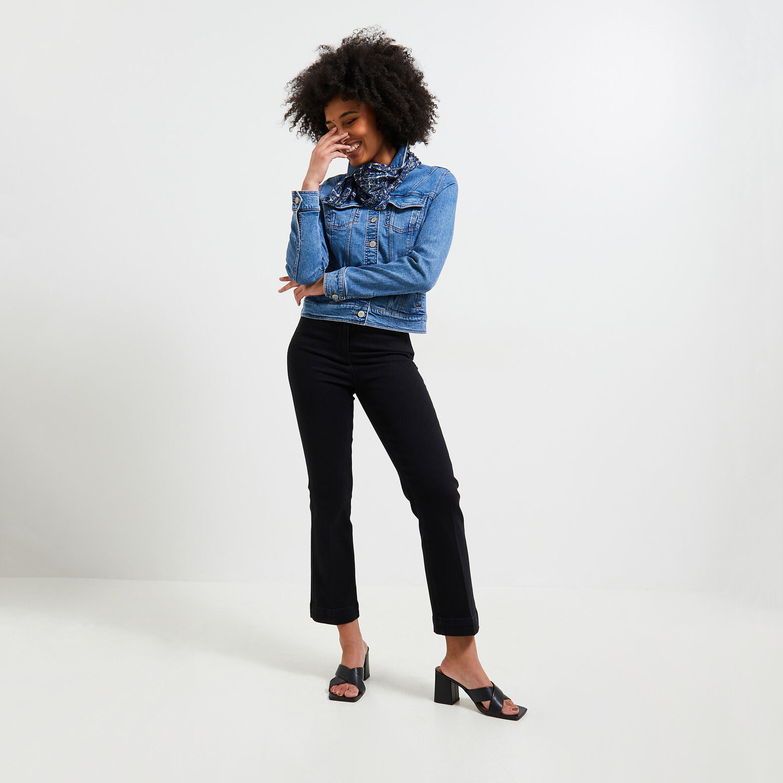 Jean bootcut raccourci TROPEZ femme