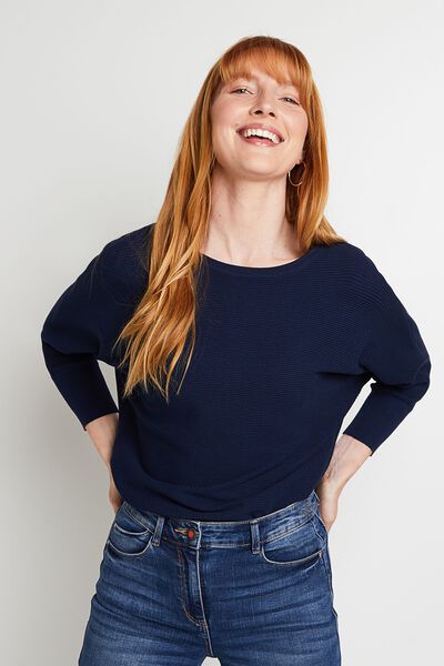 Pull manches chauve souris femme