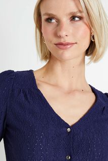 Tshirt maille ajourée femme