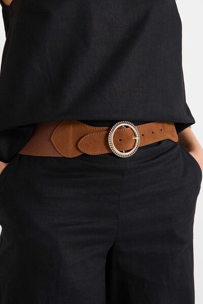 Ceinture large élastiquée femme