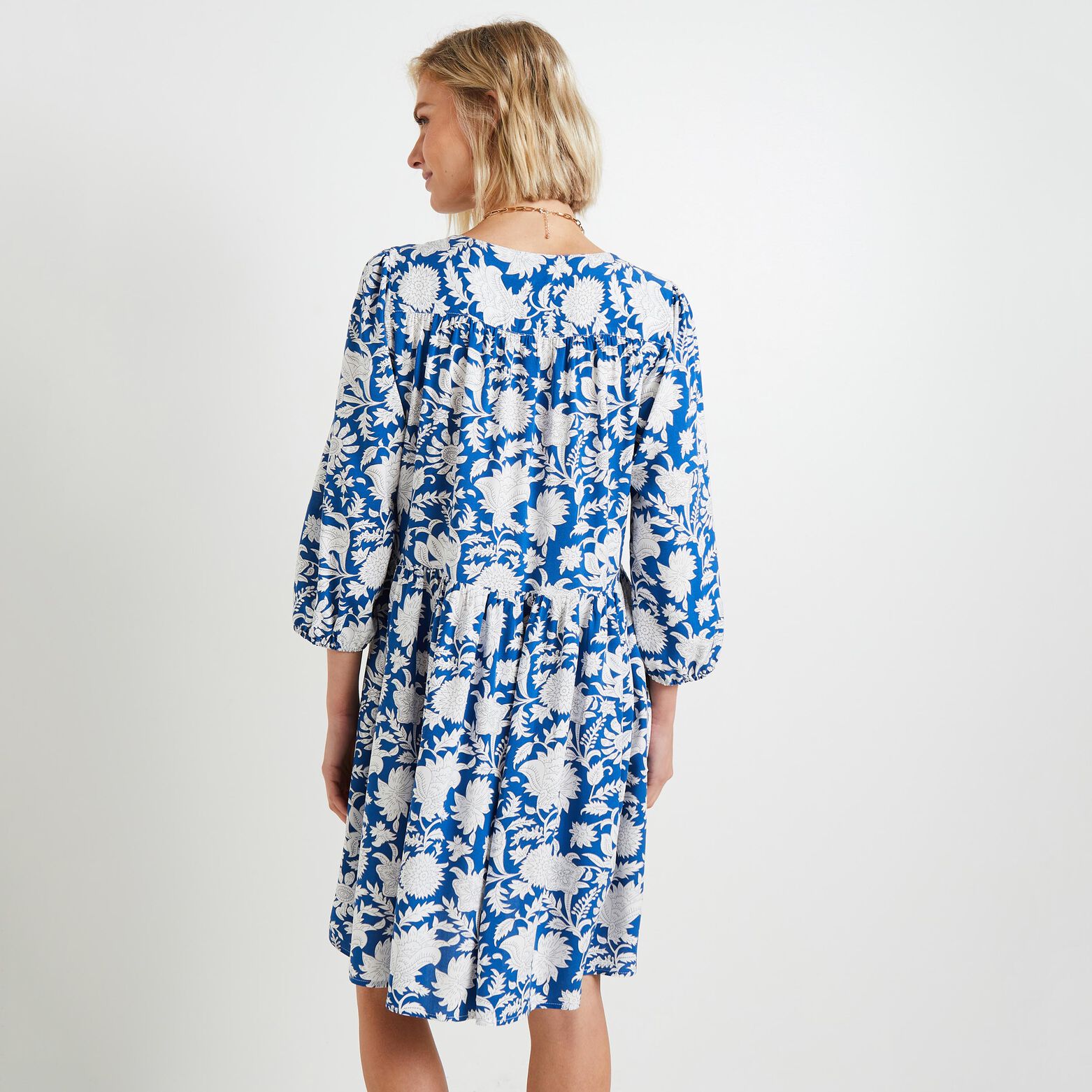 Robe fluide imprimée femme