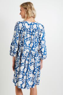 Robe fluide imprimée femme