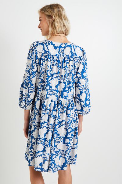 Robe fluide imprimée femme