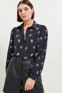 Chemise imprimée femme