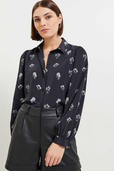 Chemise imprimée femme