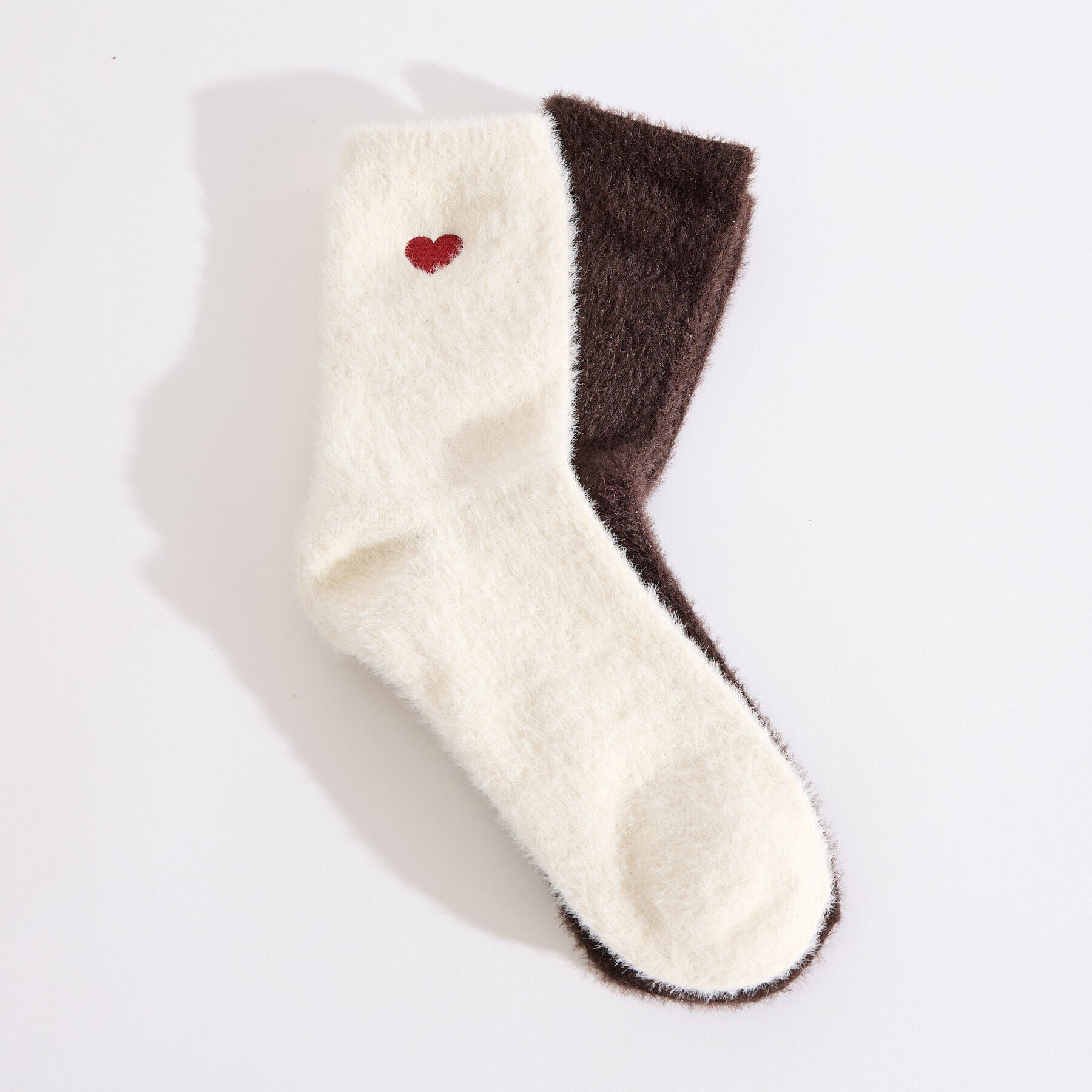 Lot 2 paires de chaussettes douces femme