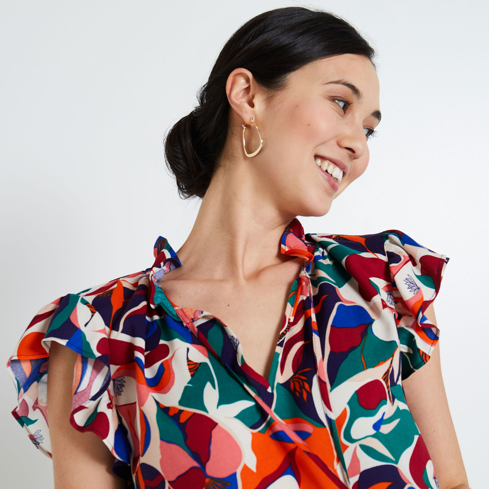Blouse imprimée femme