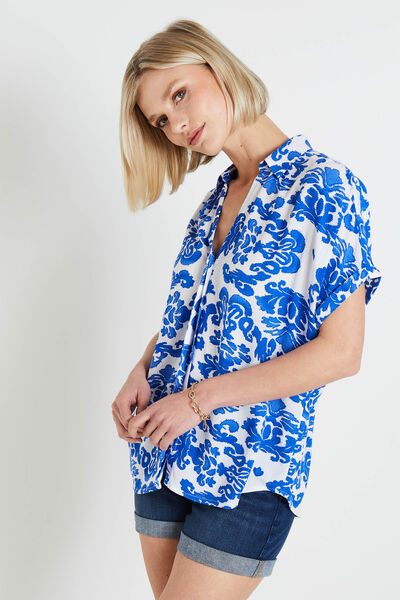 Chemise manches courtes femme