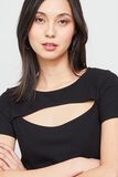 Tshirt cut out femme