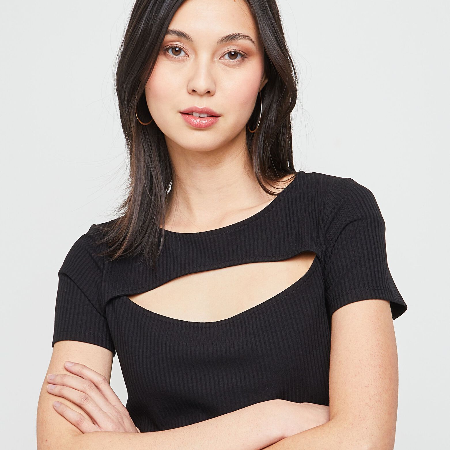 Tshirt cut out femme