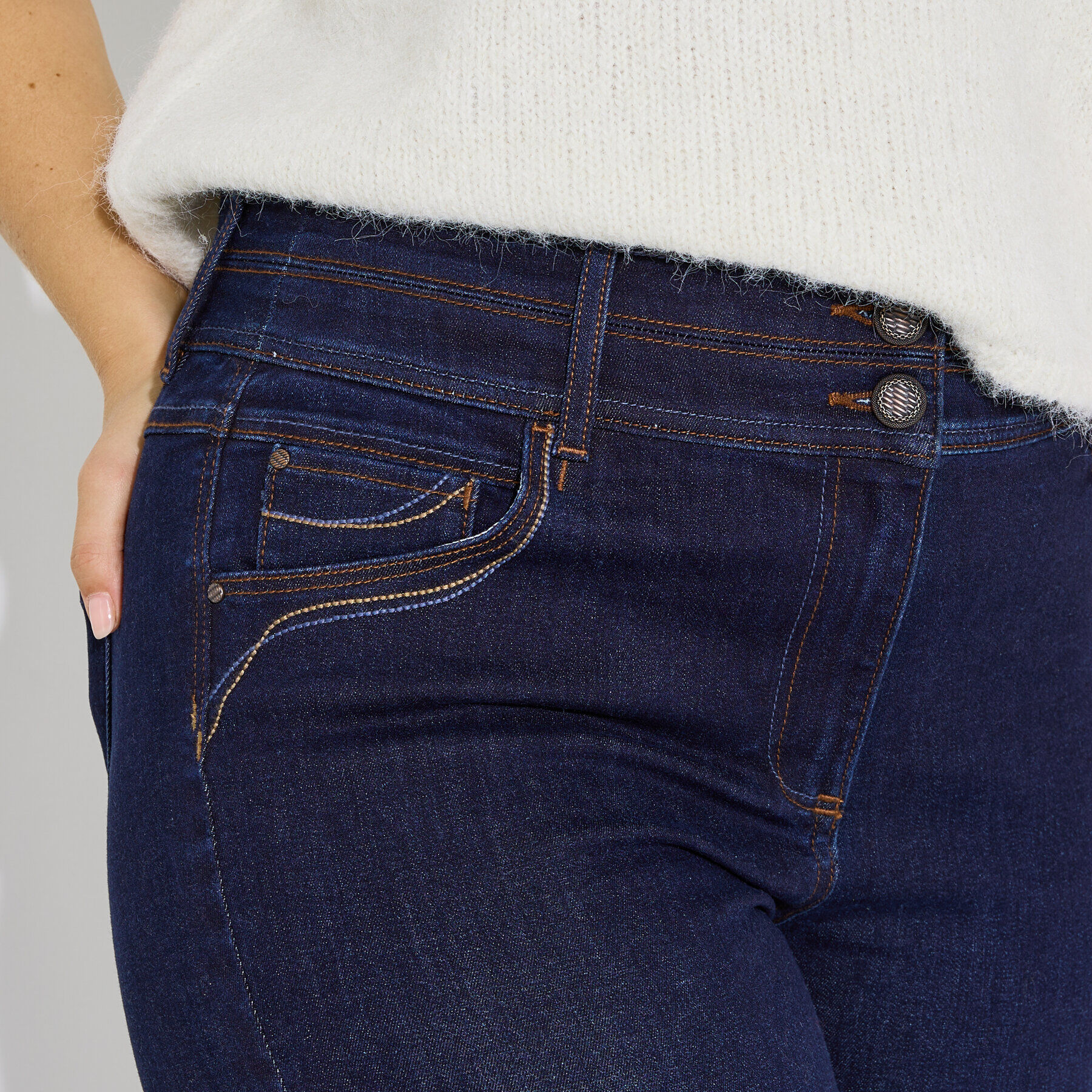 Jean slim taille haute MILAN S02 femme