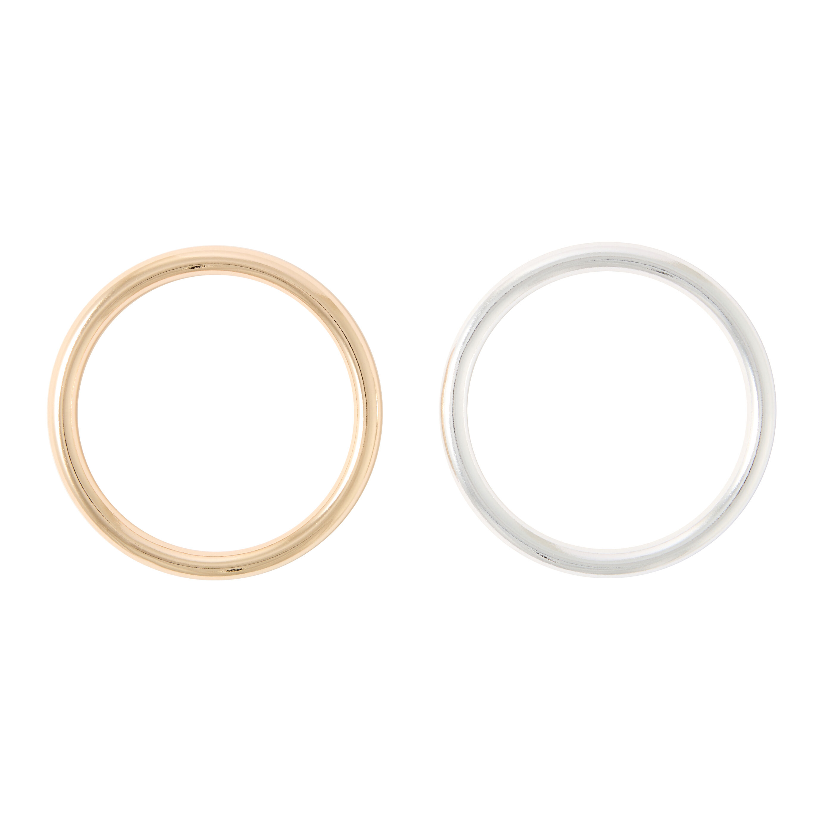 Set de bracelets couleur or et argent