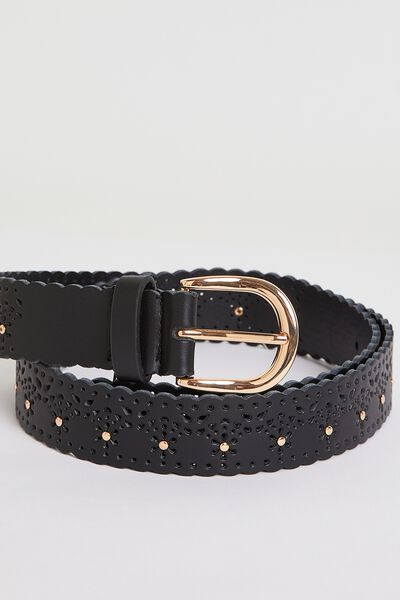 Ceinture fantaisie à cloutée femme