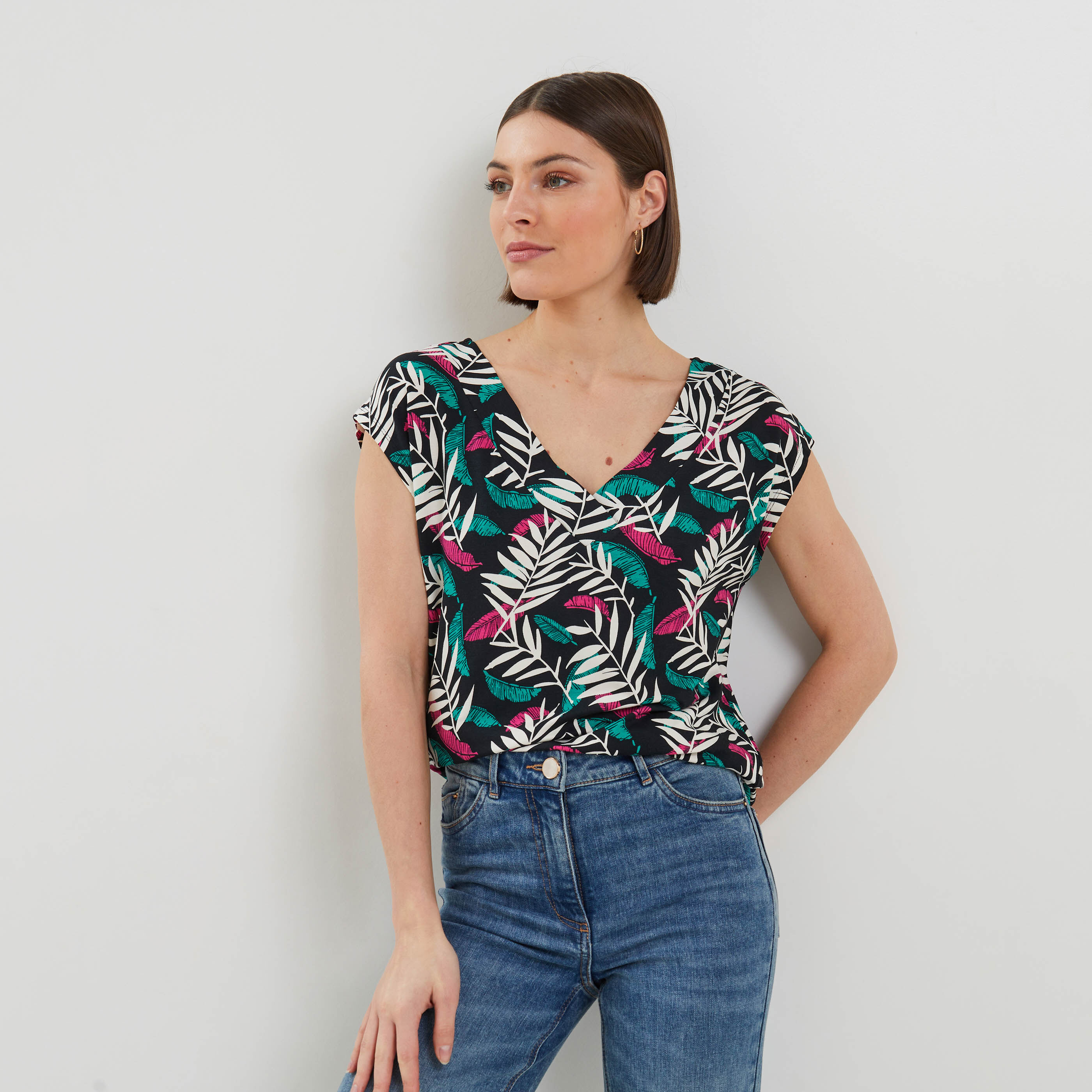 Tshirt imprim&eacute; femme