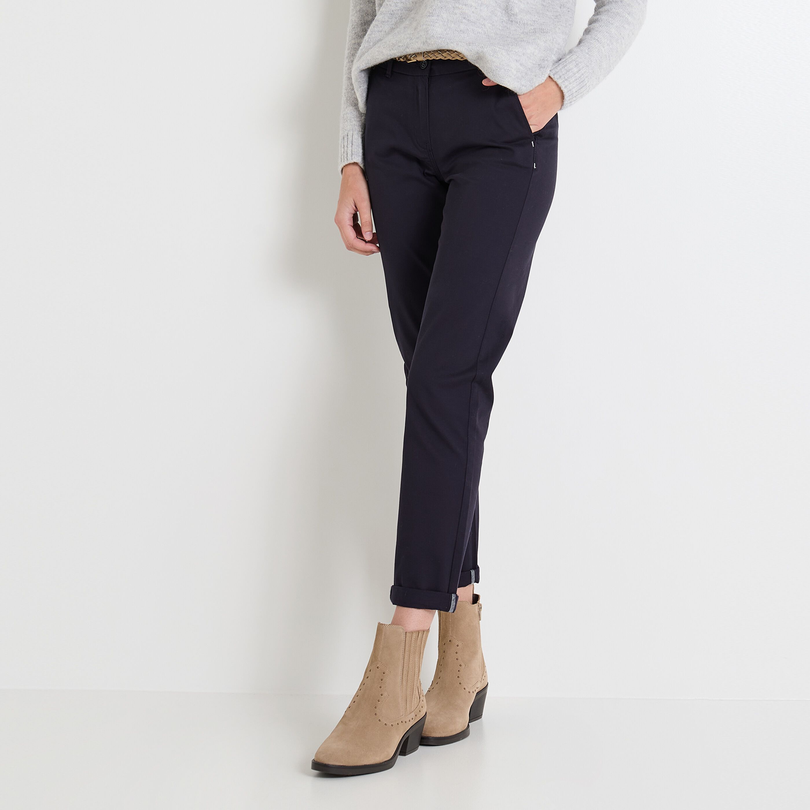 Pantalon chino femme