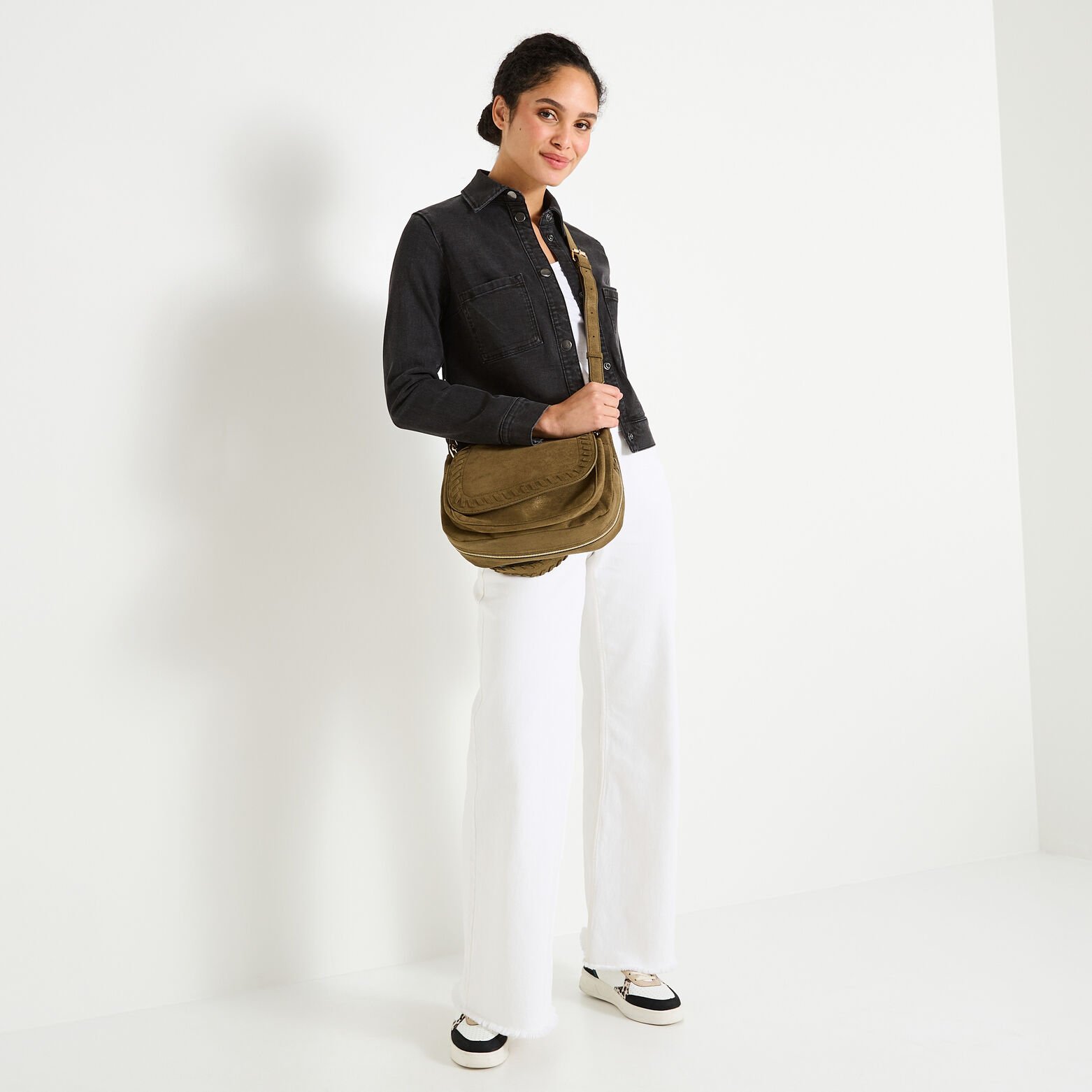 Veste en jean femme