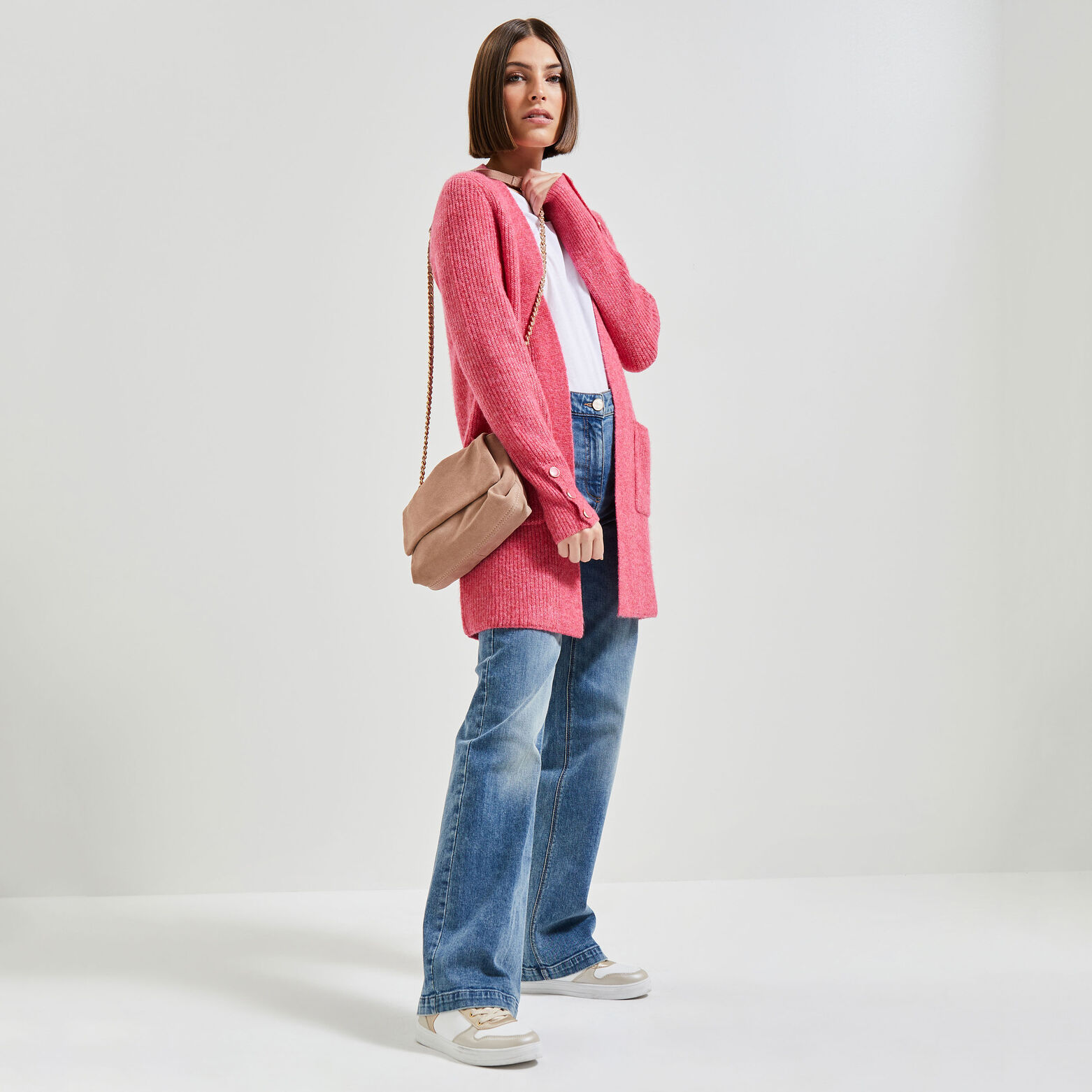 Gilet long femme