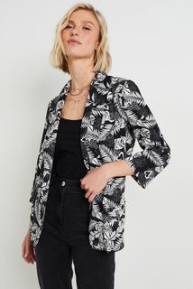 Veste blazer imprimé femme