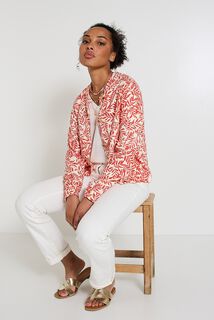 Veste bomber imprimée femme