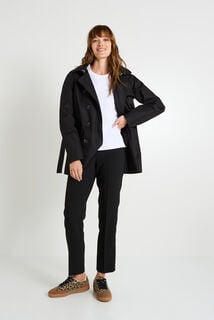 Trench medium avec ceinture femme