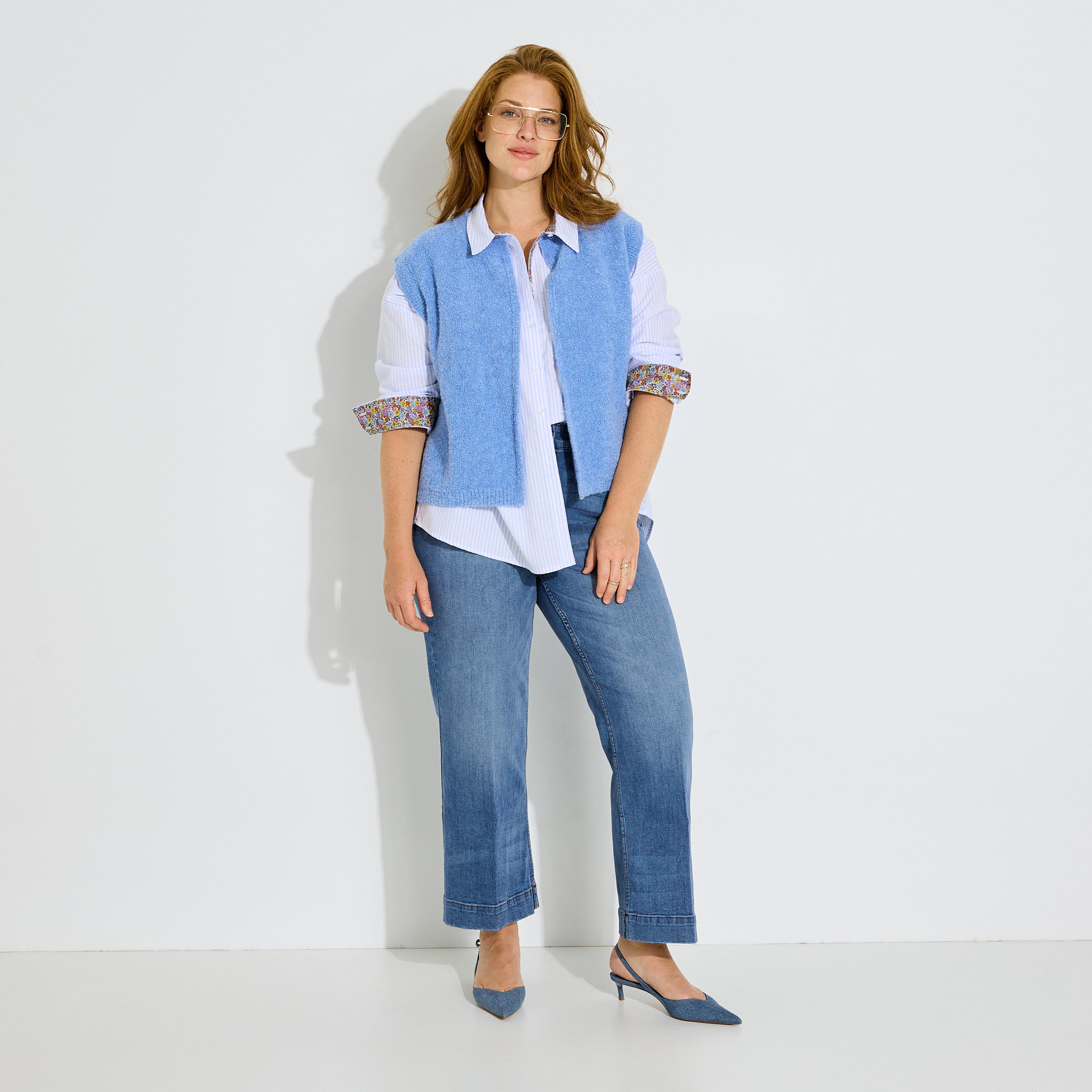 Gilet sans manches uni femme