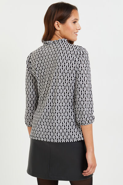 Tshirt col victorien femme