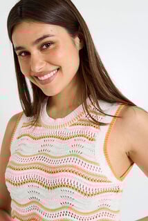 Pull sans manches femme