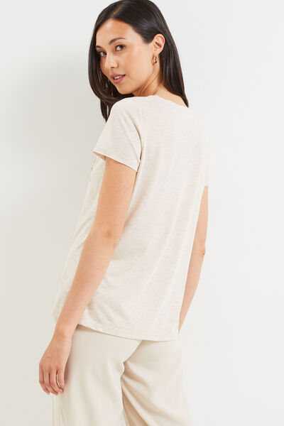 Tshirt à message femme