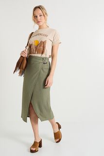 Jupe portefeuille femme