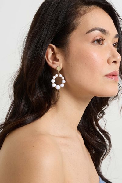 Boucles d'oreilles gouttes perles