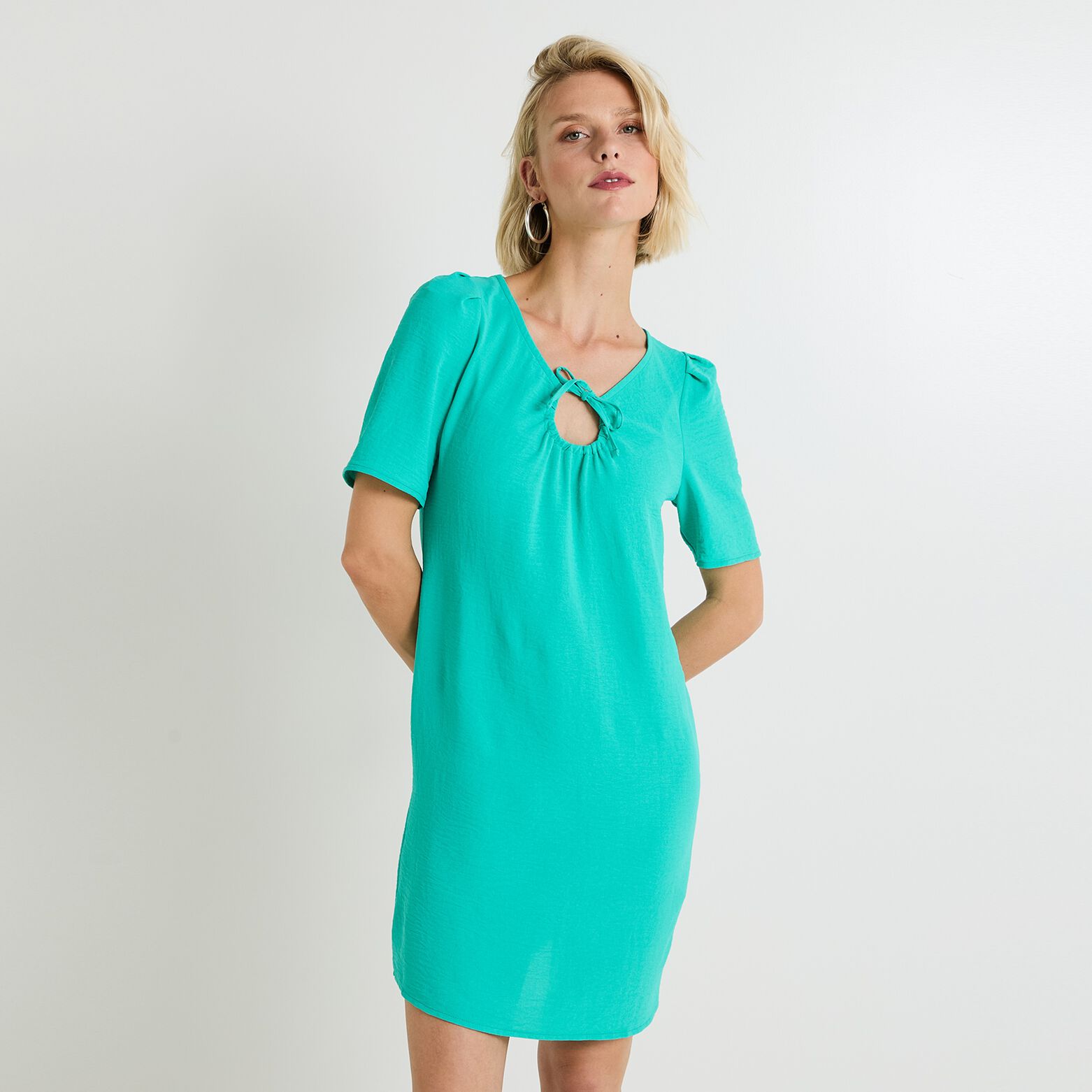 Robe unie femme