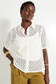 Chemise ajourée femme