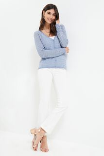 Gilet ajouré femme
