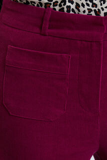 Pantalon large velours femme