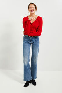 Gilet jeux de points femme