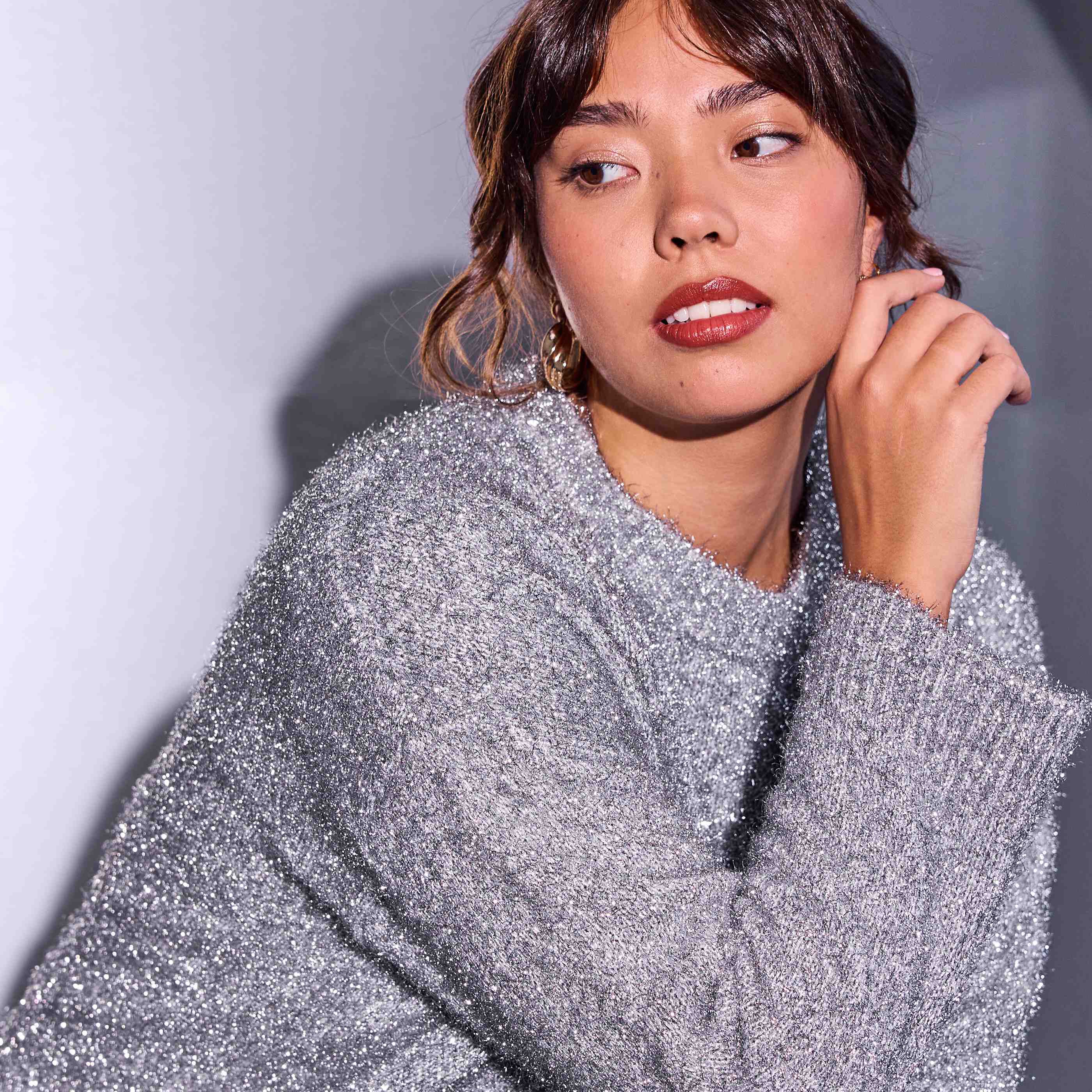 Pull manches longues femme