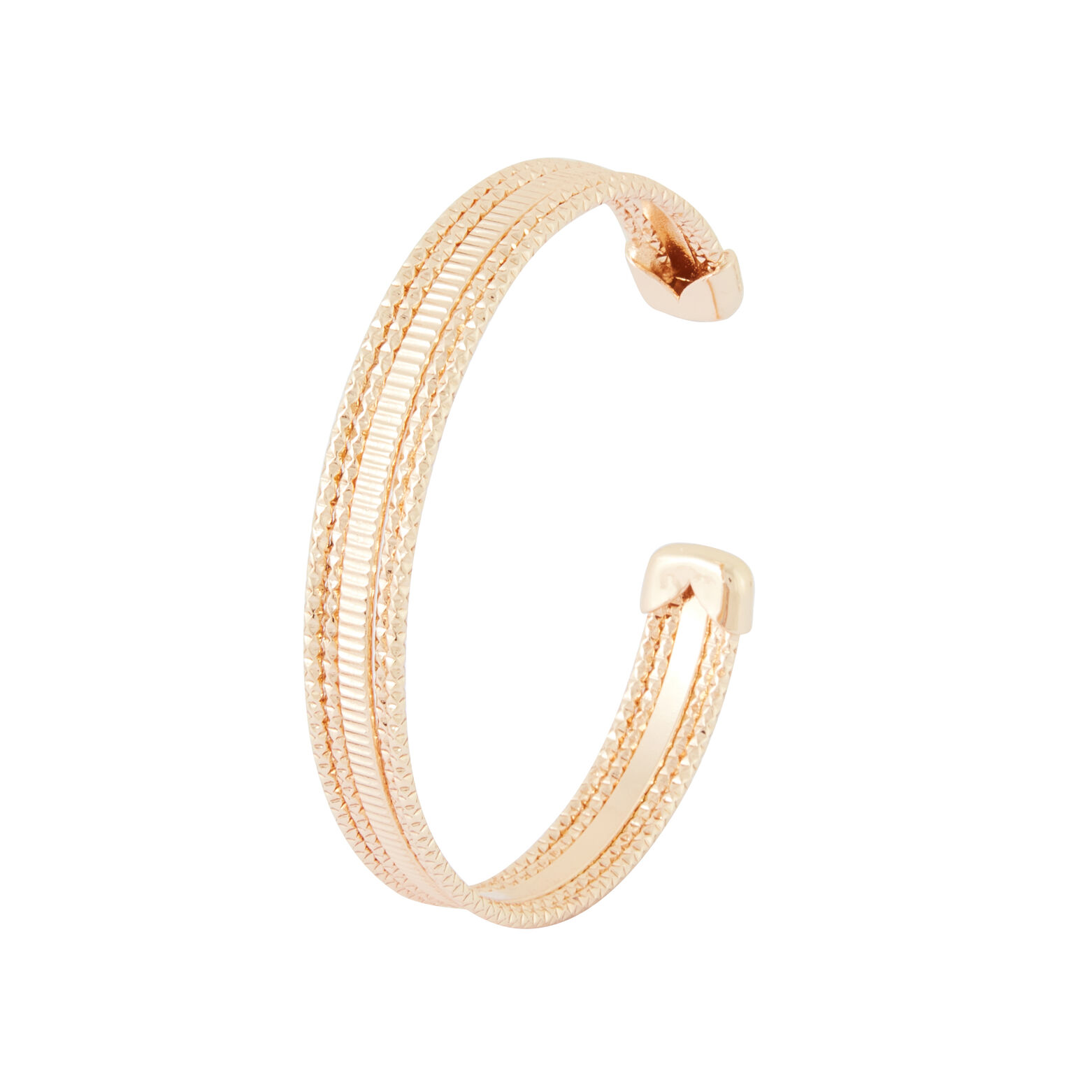 Bracelet jonc strié