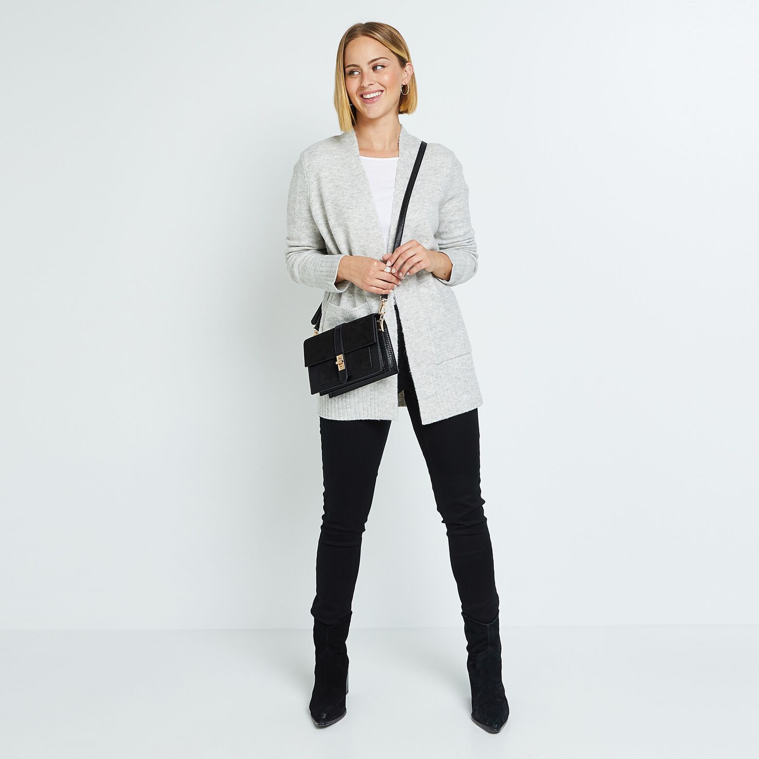 Gilet long femme