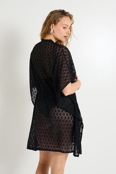 Pareo en crochet femme