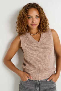Pull sans manches femme