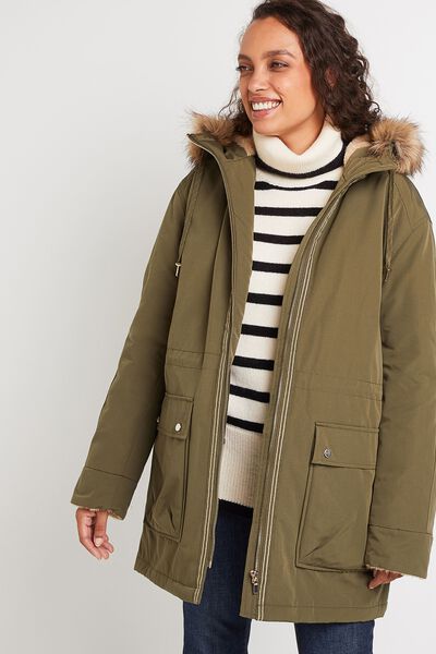Parka à capuche femme