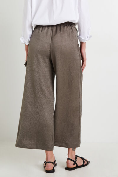 Pantalon cargo fluide femme